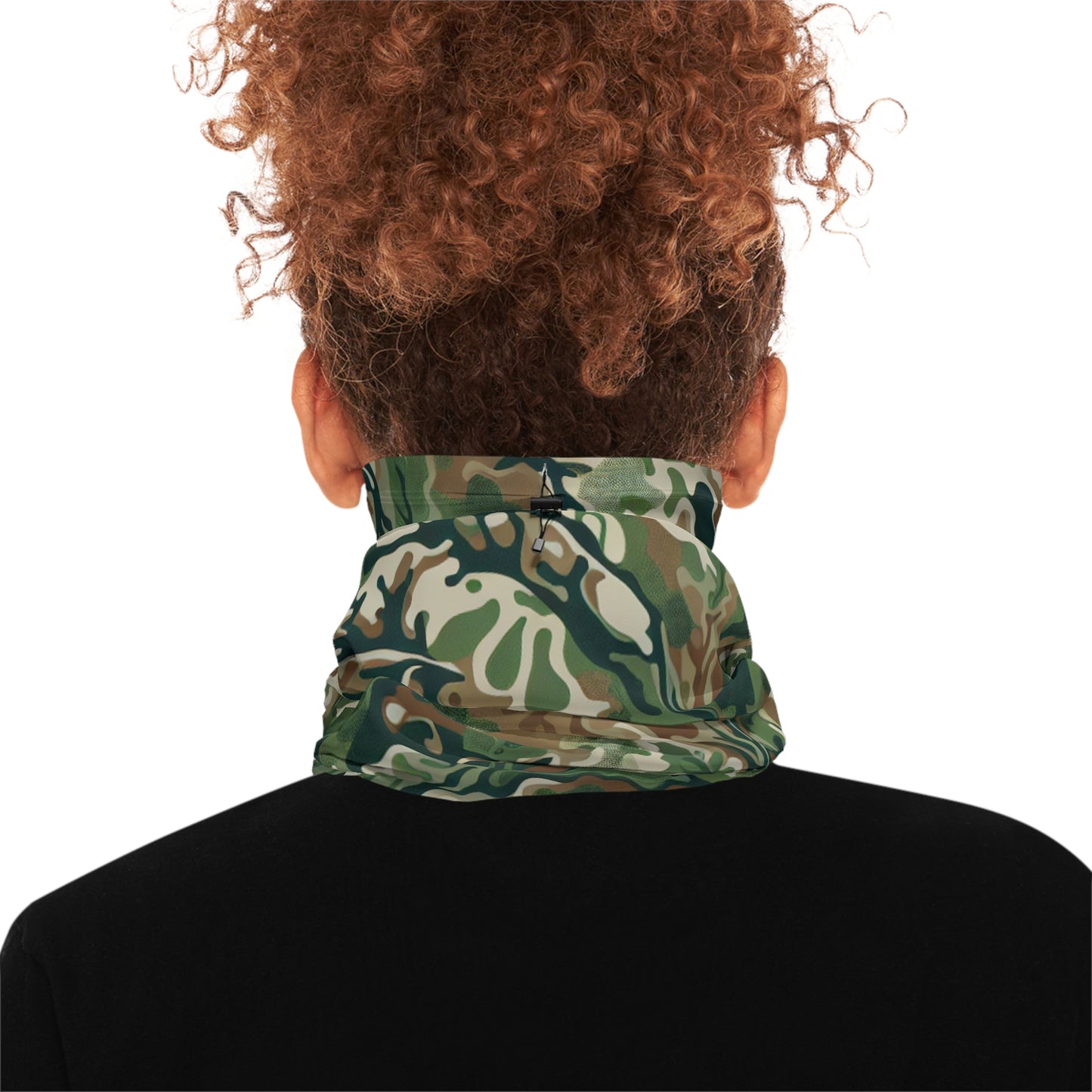 Winter Neck Gaiter With Drawstring