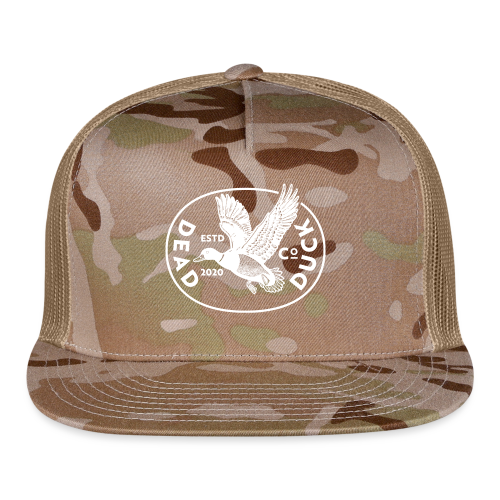 Dead Duck Co. Belt Buckle Trucker Hat - MultiCam\tan