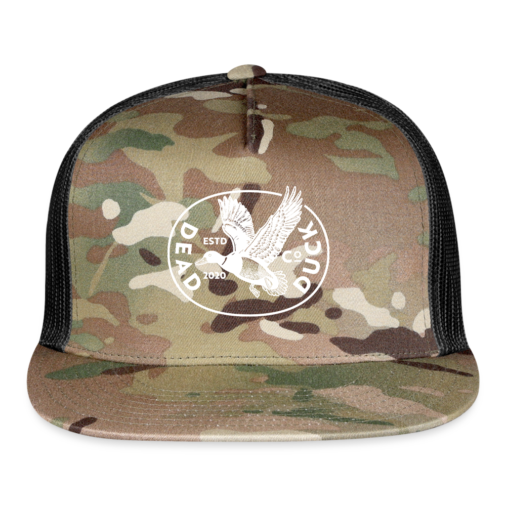 Dead Duck Co. Belt Buckle Trucker Hat - MultiCam\black