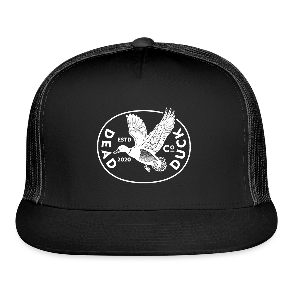 Dead Duck Co. Belt Buckle Trucker Hat - black/black