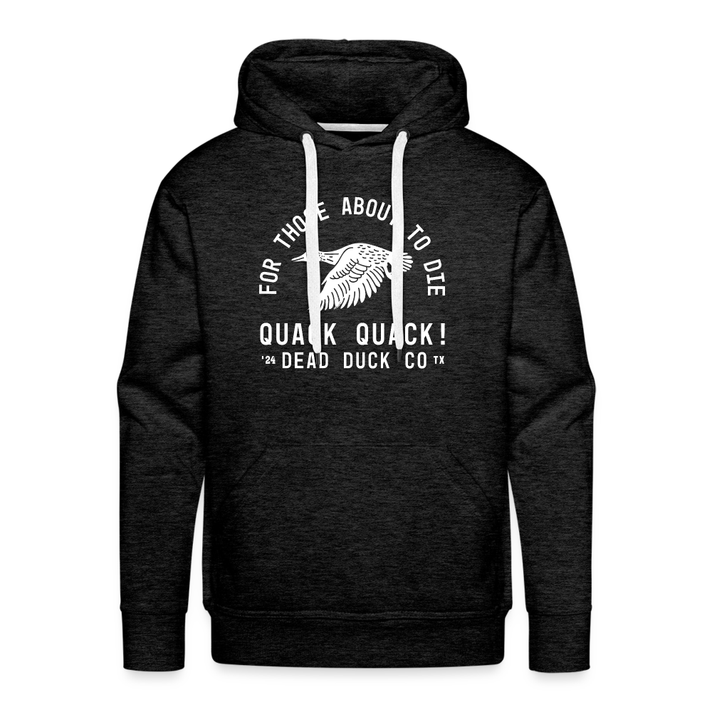 Quack Quack Hoodie - charcoal grey