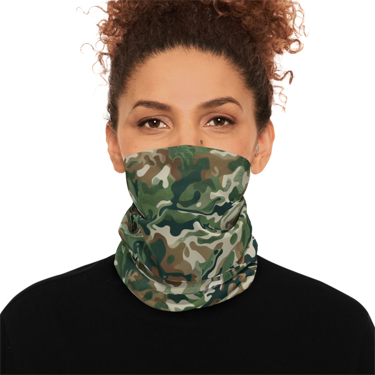Winter Neck Gaiter With Drawstring